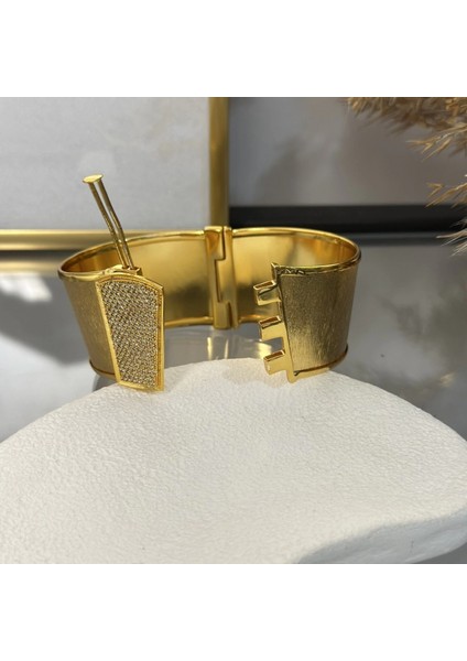 22 Ayar Geniş Taşlı Kumlu Trabzon Kelepçe fiyatları