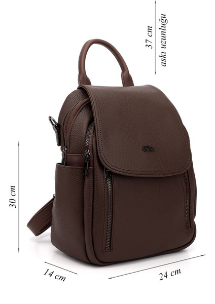 Kadın Kahverengi Omuz ve Sırt Çantası fiyatları