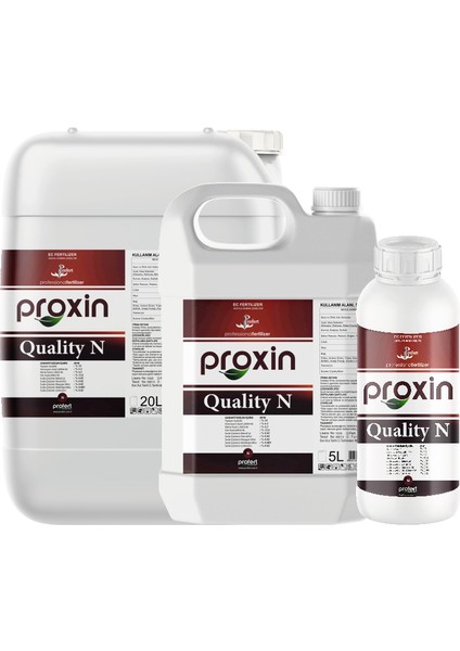 Proxın Qualıty N Sıvı Gübre (N:27 + Mikroelementler) – Yeşil Aksam Gelişimi Destekleyici – 10 L