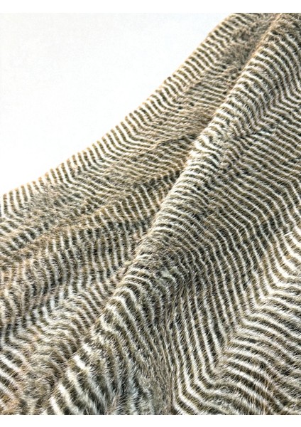 Peluş Kumaş Çizgi Desen 50X150 cm – Ultra Lüks, Kalın ve Yumuşak Doku fiyatları