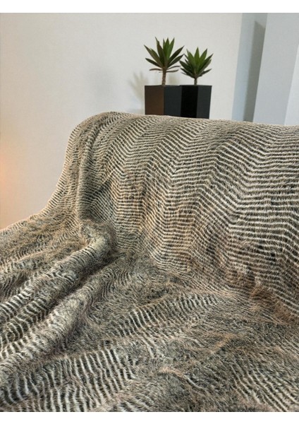 Peluş Kumaş Çizgi Desen 50X150 cm – Ultra Lüks, Kalın ve Yumuşak Doku indirimleri