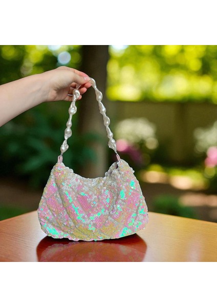 Payetli Pullu Inci Askılı Abiye Günlük Çanta modelleri