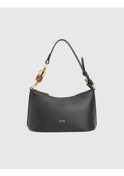 Roomy Hakiki Floter Deri Siyah Kadın Omuz Çantası modelleri