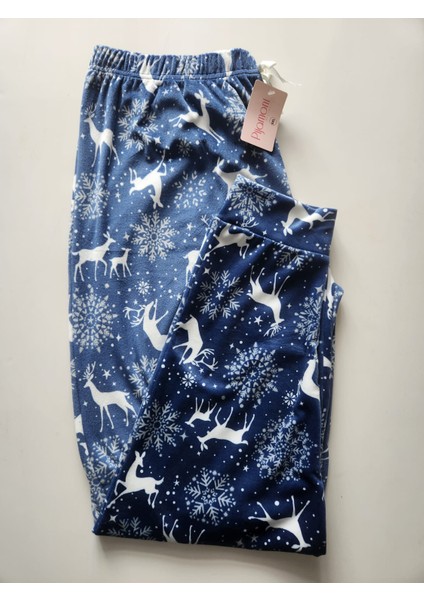 Kadife Büyük Beden Pijama Altı 7778