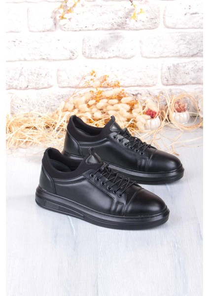 1196 Etap Lastik Bağcıklı Rahat Hafif Dikişli Taban Erkek Ayakkabı