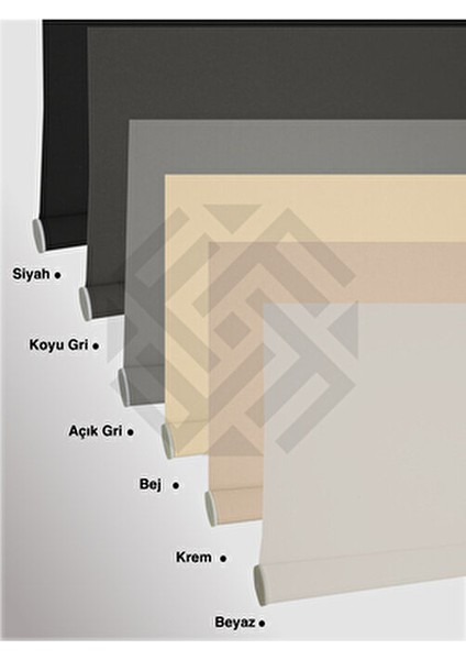 Koyu Gri Blackout Stor Perde Işık Geçirmez 110 cm x 260 cm Düz Desenli
