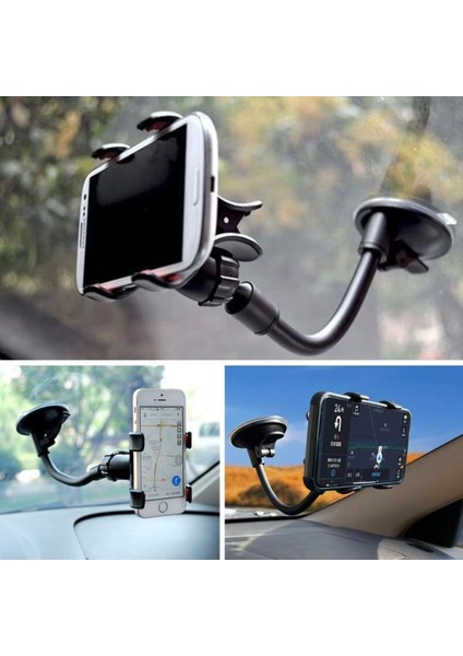 Akrobat Cama Sabitlenen Güçlü Vakumlu 360 Derece Dönen Tüm Modellere Uyan Oto Telefon Tutucu fiyatları