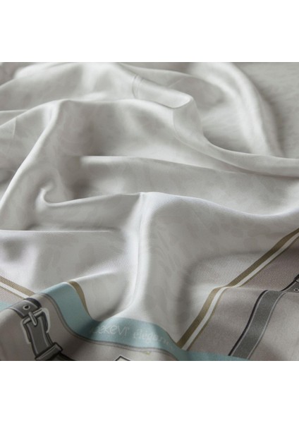 Ipekevi Manej Tivil Ipek Eşarp Buz Beyazı fiyatları