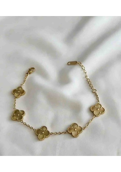 Gold Suyolu,Taşlı Kelepçe Bileklik Üçlü Kararmaz Çelik Bileklik Set fiyatları