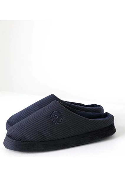 Zaros Merdane Çizgili Peluş Kumaş Içi Tüylü Kaydırmaz Taban Erkek Ev Terliği fiyatları