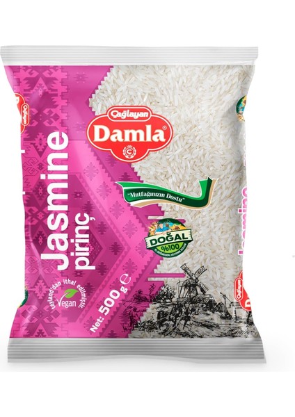 Damla Jasmin Pirinç 500 gr