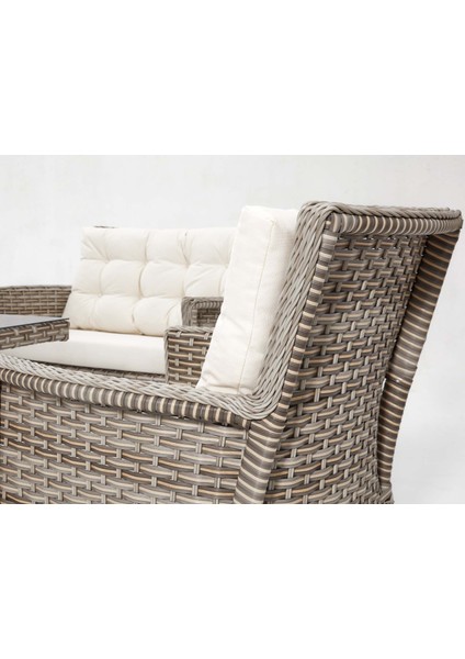 Havana Bahçe Koltuk Takımı Krem