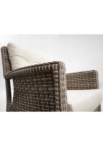 Havana Bahçe Koltuk Takımı Krem