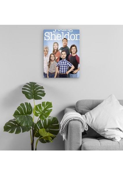 Young Sheldon Metal Tablo Model 2