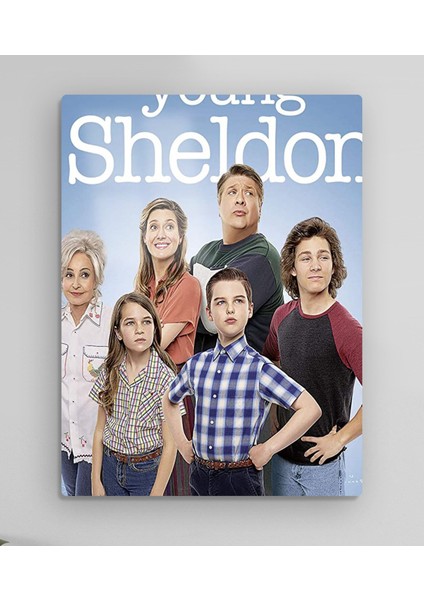 Young Sheldon Metal Tablo Model 2 fiyatları