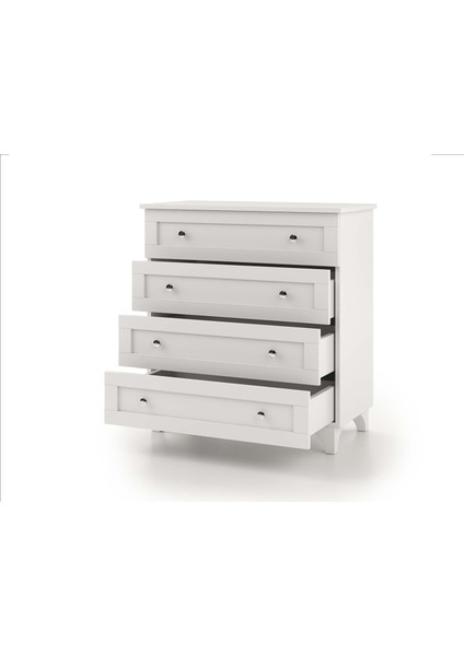 Smart 4 Çekmeceli Şifonyer Beyaz fiyatları