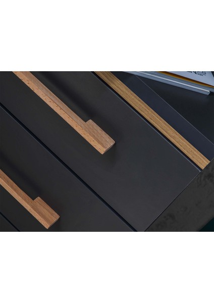 Gusto 3 Çekmeceli Şifonyer Antrasit modelleri