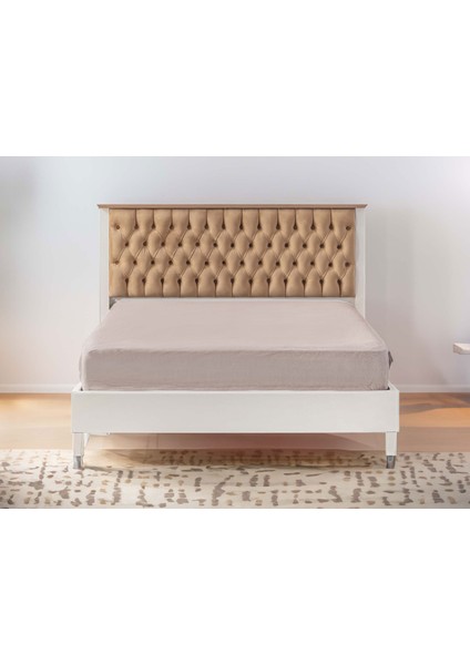 Helin Başlıklı Karyola 160X200 Beyaz