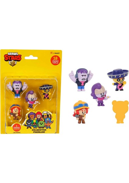 5'li Figür Seti - Gri Kulaklıklı Frank'li Set