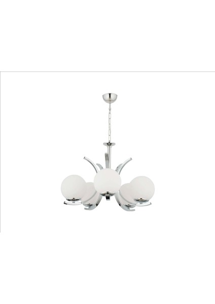 Candela 5'li Avize Krom