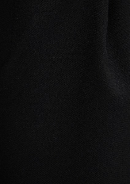 Çizgili Siyah Kumaş Pantolon 1011090-900