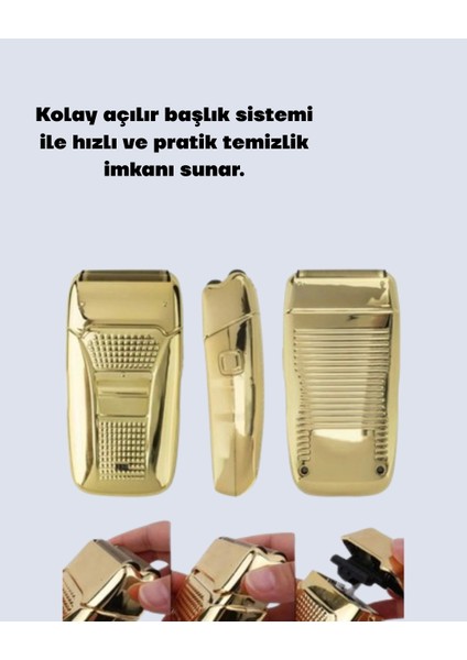 Profesyonel Kuru Kullanım Sakal Tıraş Makinesi Çift Başlıklı - MCT8777-8614 fiyatları