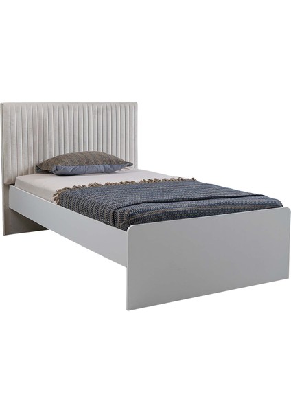 Evvo Başlıklı Karyola 100X200 Krem