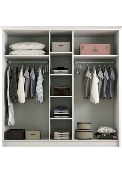 Venita Camlı 5 Kapaklı Gardırop fiyatları