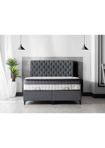 Glamour Başlık Antrasit 90 cm