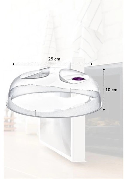 Mikrodalga Fırın Koruyucu Sızdırmaz Gıda Koruyucu Dayanıklı Yiyecek Isıtma Kapağı
