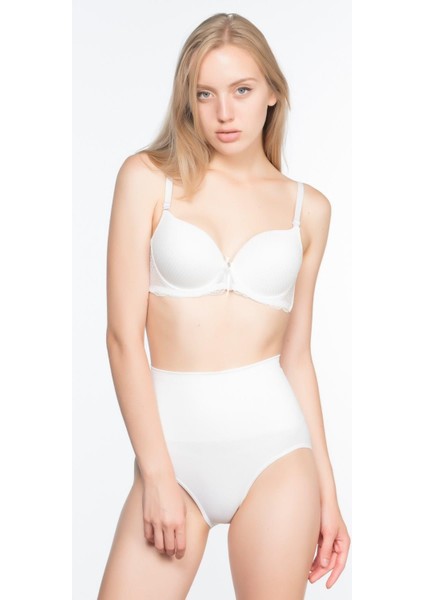 Beyaz Mı Emay 2021 Double Düşük Bel Slip Korse