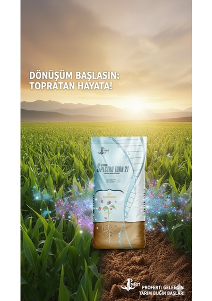 Spectro Turn 21 - %21 Azot (Nh4), %60 Kükürt (So3) - Toz/kristal Form - Nitrifikasyon Inhibitörlü Akıllı Gübre | Yüksek Verim ve Toprak Dengeleyici fiyatları