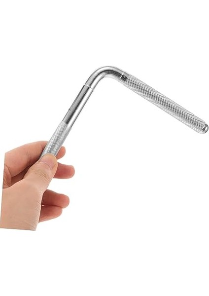 Bateri Kiti Cowbell Metal L-Şekilli Kol Cowbell Tutucu Davul Enstrüman Parçası L-Şekilli Uzatma Çubuğu Cowbell Braketi Bateri Seti Aksesuarı modelleri