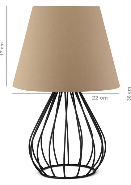 Melis Abajur Açık Kahverengi fiyatları