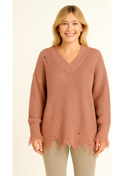 Selanik Gül Kurusu Yün Kazak