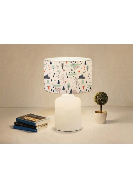 Pine Abajur Krem
