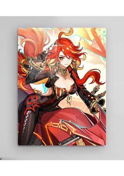 Mavuika - Genshin Impact Metal Tablo Model 1 fiyatları