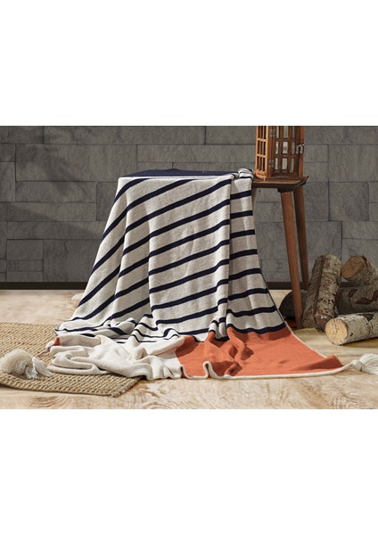 Bloom Koltuk Şalı Antrasit / Krem