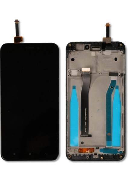 Xiaomi Uyumlu Redmi 4x LCD Ekran Dokunmatik Siyah Çıtalı