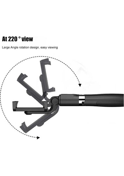 Selfie Stick L01 Bluetooth Selfie Çubuğu Tripod Monopod Uzaktan Kumandalı indirimleri