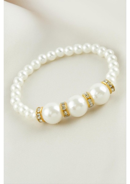 Taşlı Inci Bileklik