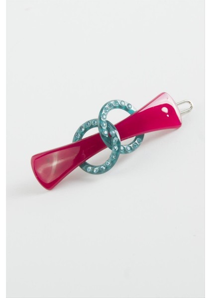 Halka Taşlı Klipsli Toka