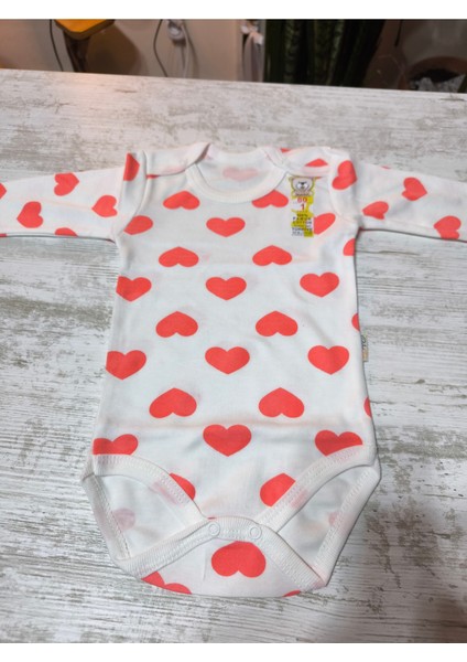 Kız Erkek Çocuk Bebek Uzun Kollu Çıtçıtlı Body-Badi %100 Pamuk 1-2-3-4-5-6 Yaş modelleri