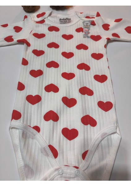 Kız Erkek Çocuk Bebek Uzun Kollu Çıtçıtlı Body-Badi %100 Pamuk 1-2-3-4-5-6 Yaş indirimleri