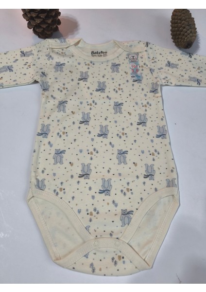 Kız Erkek Çocuk Bebek Uzun Kollu Çıtçıtlı Body-Badi %100 Organik Pamuk 1-2-3-4-5-6 Yaş fiyatları