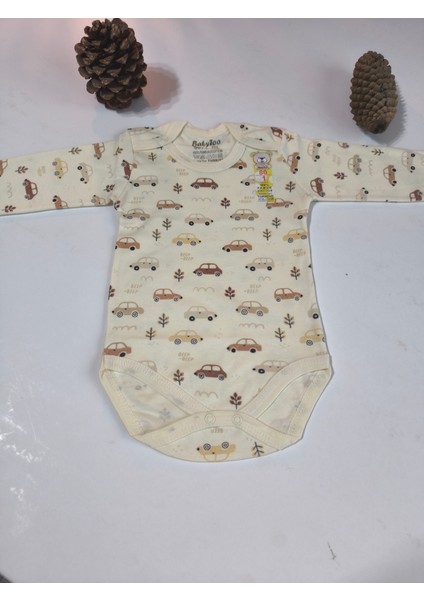 Kız Erkek Çocuk Bebek Uzun Kollu Çıtçıtlı Body-Badi %100 Organik Pamuk 1-2-3-4-5-6 Yaş fırsatları