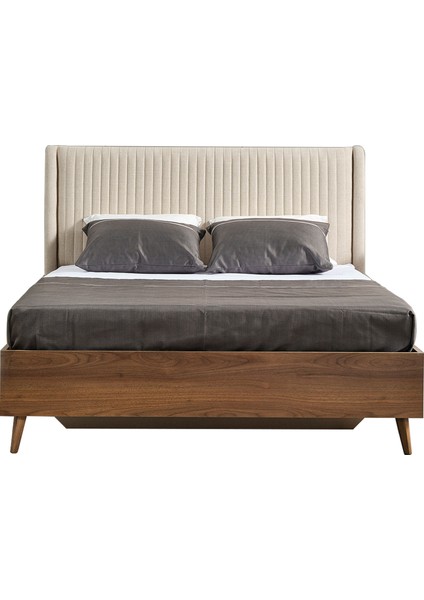 Dolce Başlıklı Bazalı Karyola 160X200 Krem