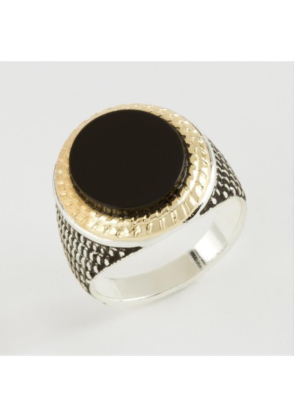 Yuvarlak Metal Erkek Yüzük