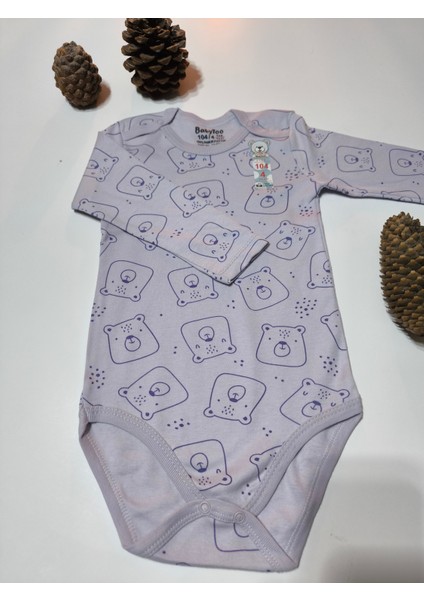 Kız Erkek Çocuk Bebek Uzun Kollu Çıtçıtlı Body-Badi %100 Pamuk 1-2-3-4-5-6 Yaş fiyatları