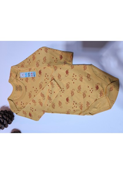 Kız Erkek Çocuk Bebek Uzun Kollu Çıtçıtlı Body-Badi %100 Pamuk 1-2-3-4-5-6 Yaş fırsatları